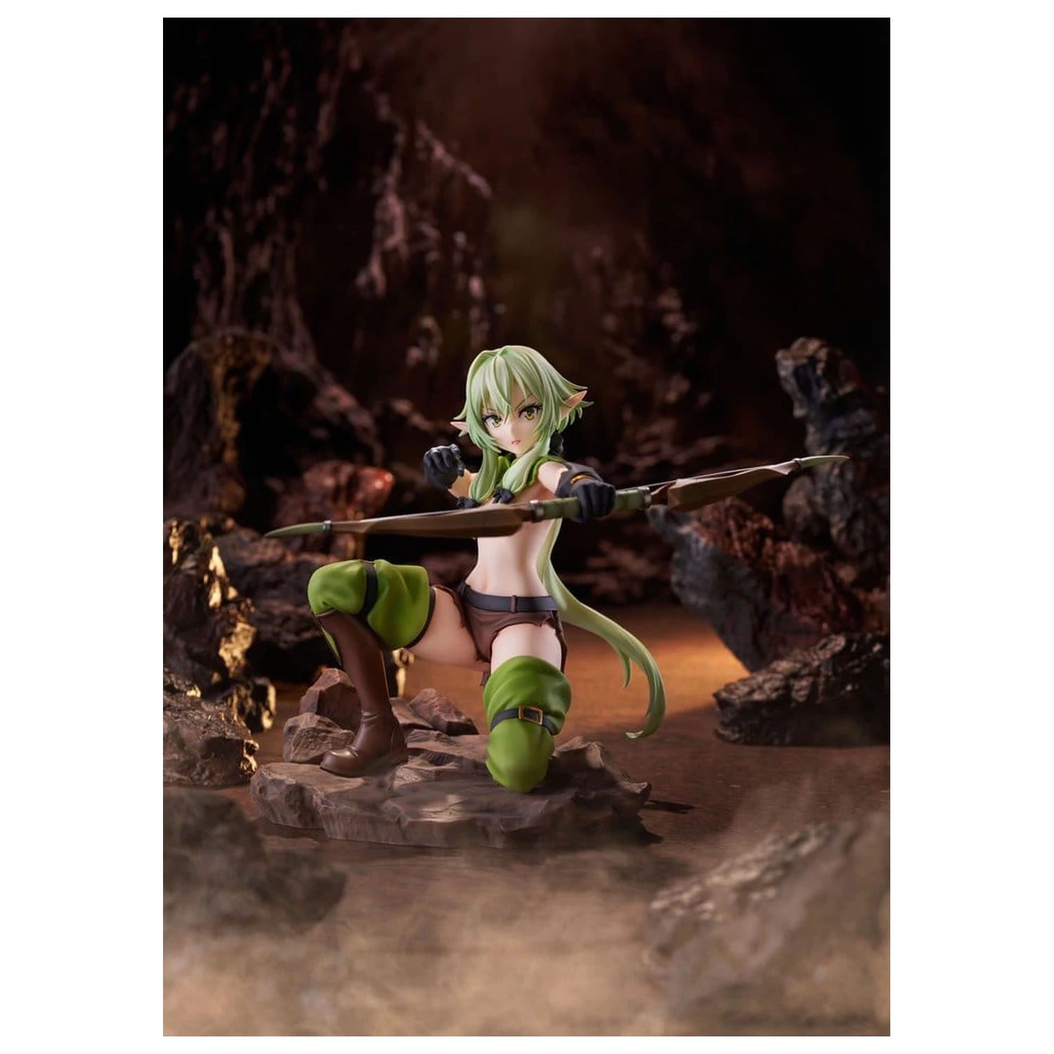 Goblin Slayer II PVC Figur 1/7 High Elf Archer battle with goblins Ver. AmiAmi Limited Edition 16 cm Produktfoto