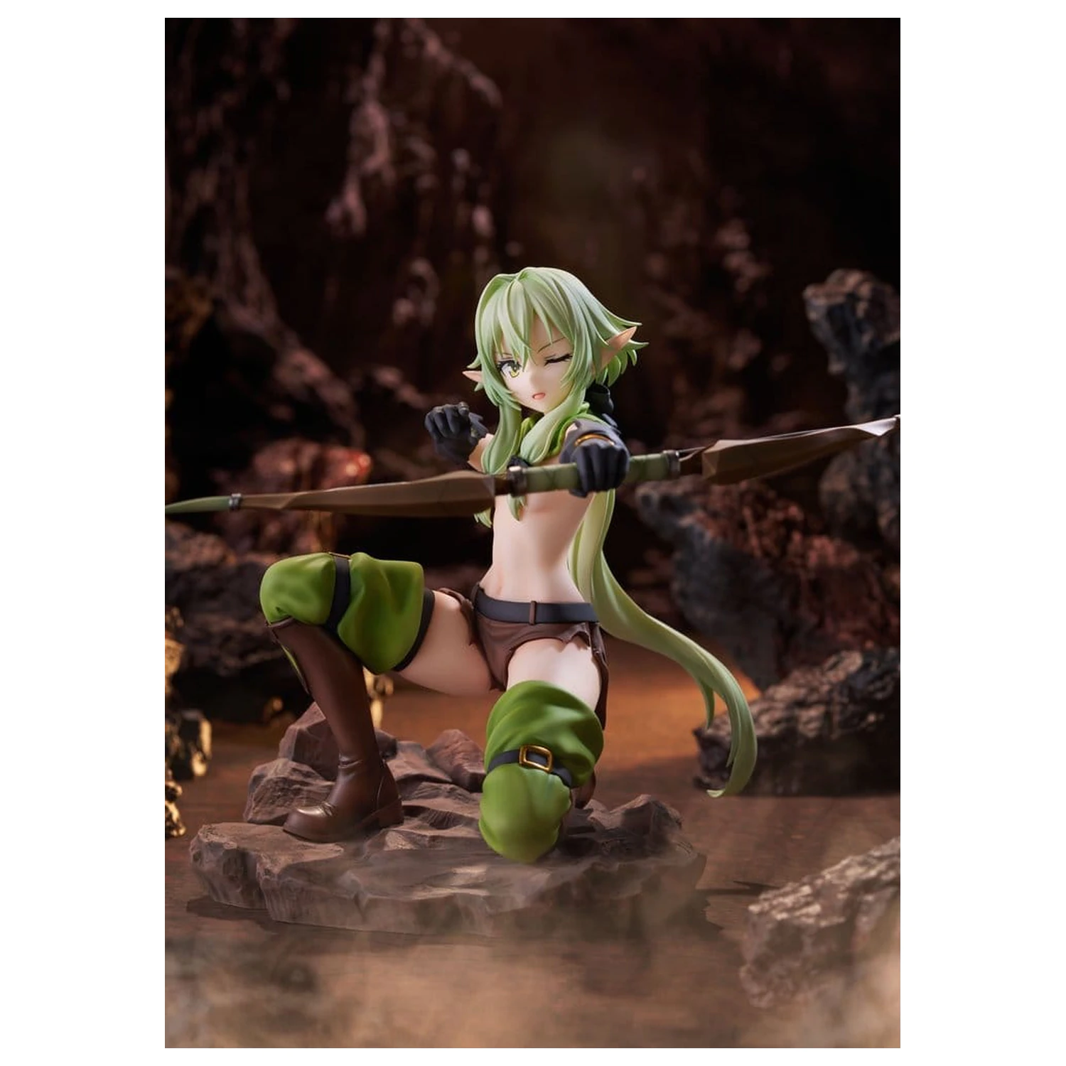 Goblin Slayer II PVC Figur 1/7 High Elf Archer battle with goblins Ver. AmiAmi Limited Edition 16 cm Produktfoto