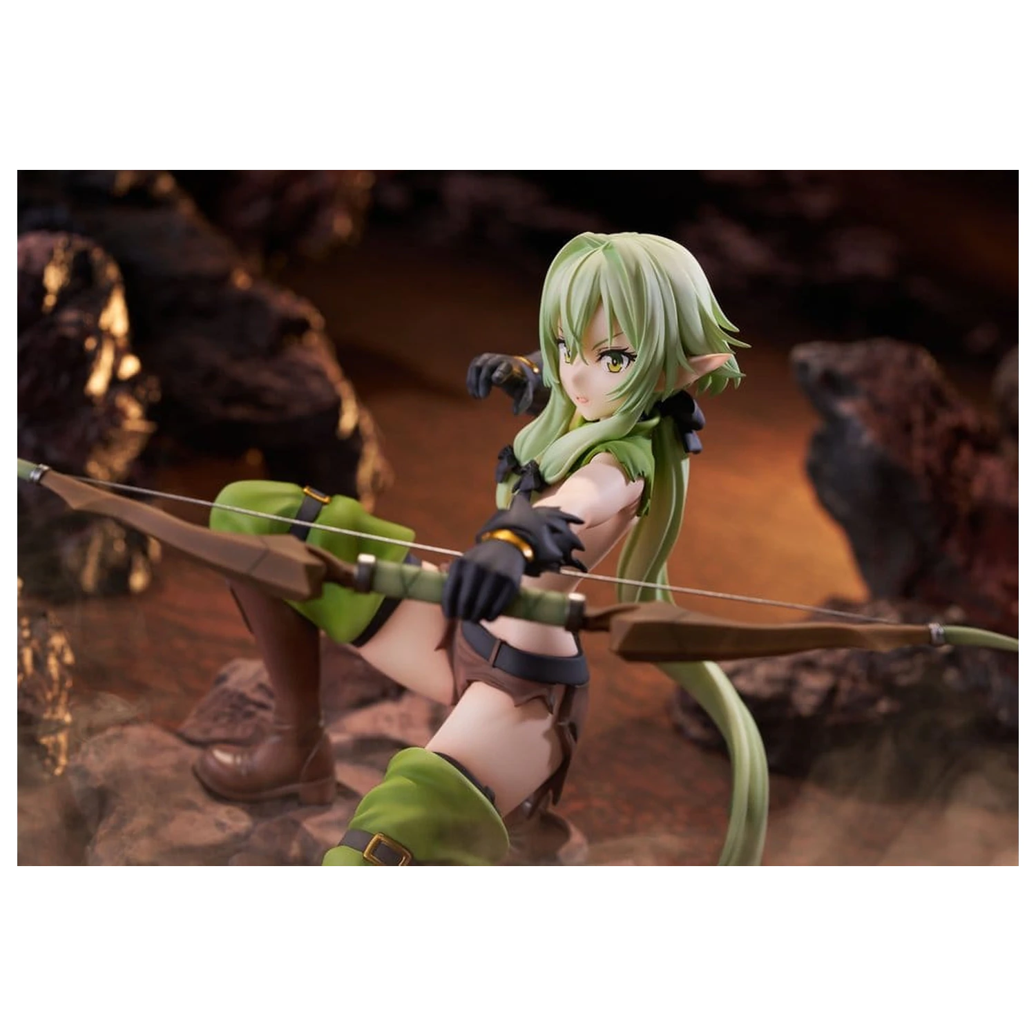 Goblin Slayer II PVC Figur 1/7 High Elf Archer battle with goblins Ver. 16 cm Produktfoto