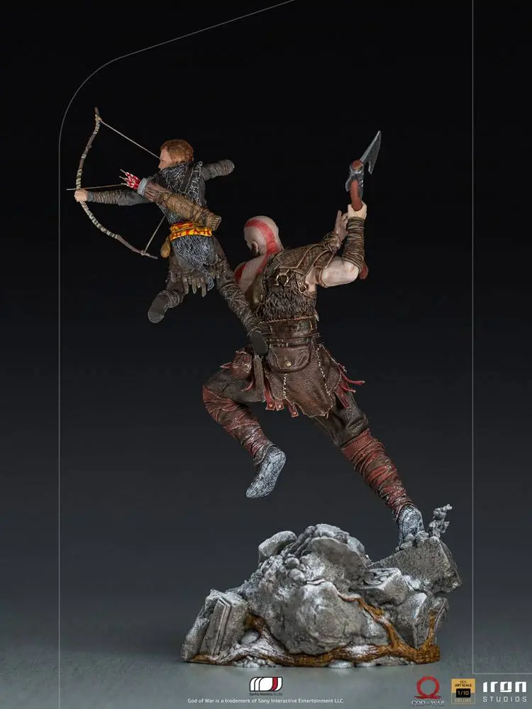 God of War BDS Art Scale Statue 1/10 Kratos & Atreus 34 cm termékfotó