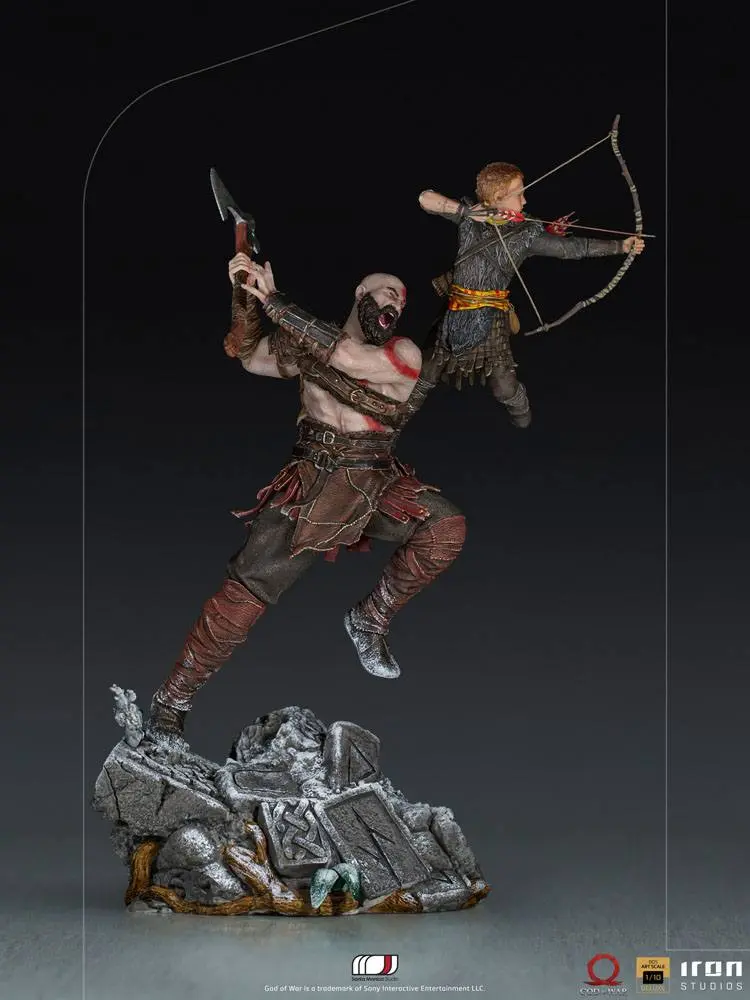 God of War BDS Art Scale Statue 1/10 Kratos & Atreus 34 cm termékfotó