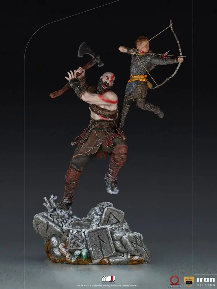 God of War BDS Art Scale Statue 1/10 Kratos & Atreus 34 cm termékfotó