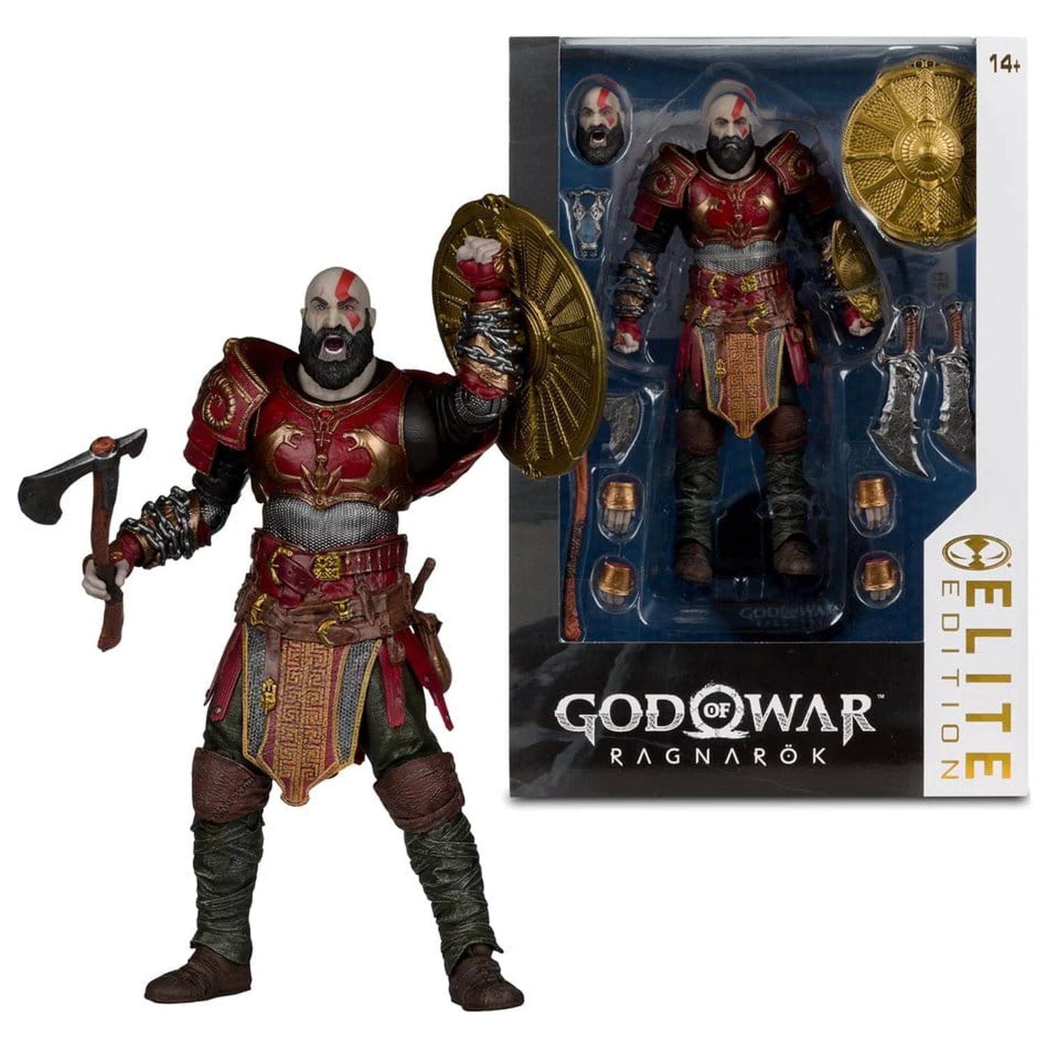 God of War McFarlane Elite Edition Actionfigur Kratos 18 cm Produktfoto