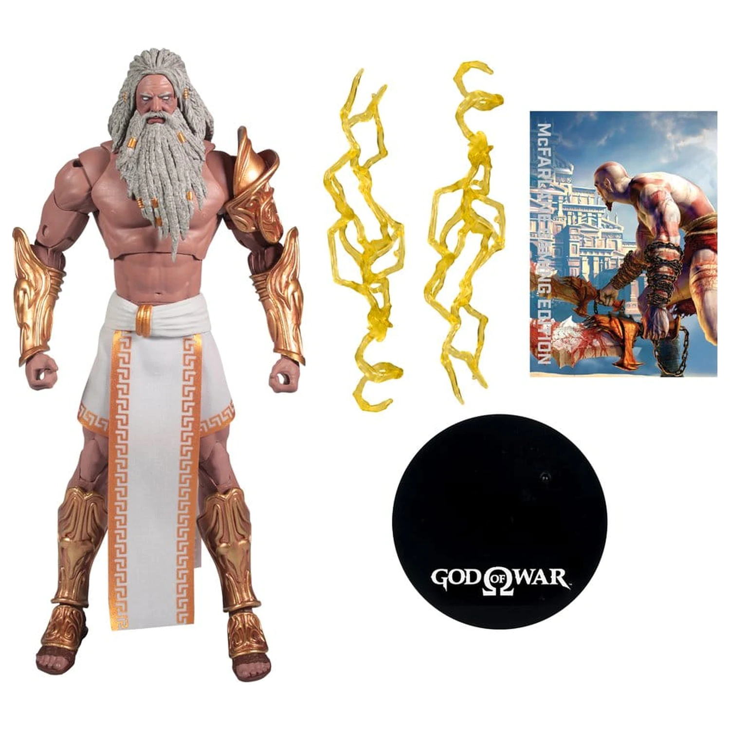 God of War McFarlane Gaming Edition Actionfigur Zeus 18 cm Produktfoto