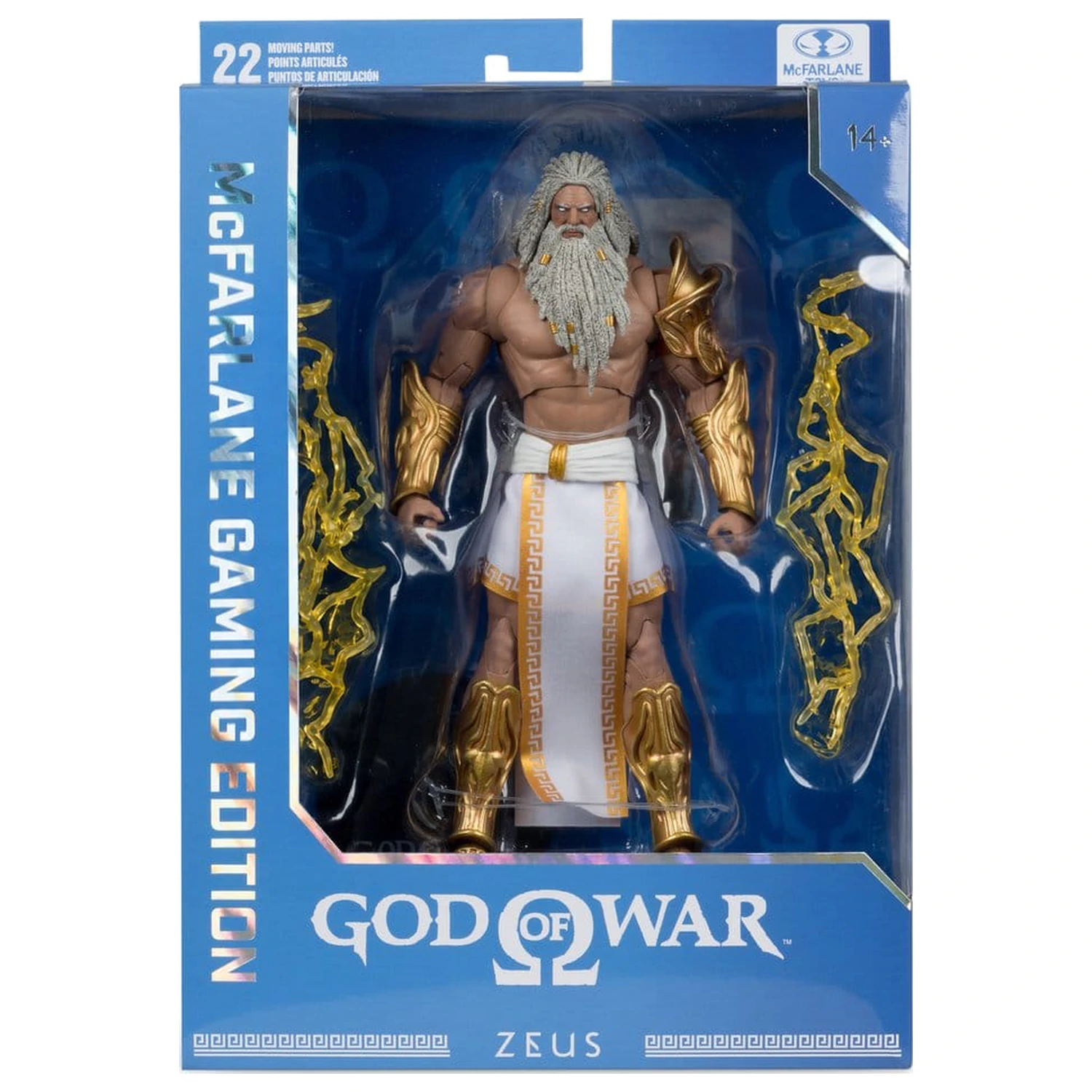 God of War McFarlane Gaming Edition Actionfigur Zeus 18 cm Produktfoto