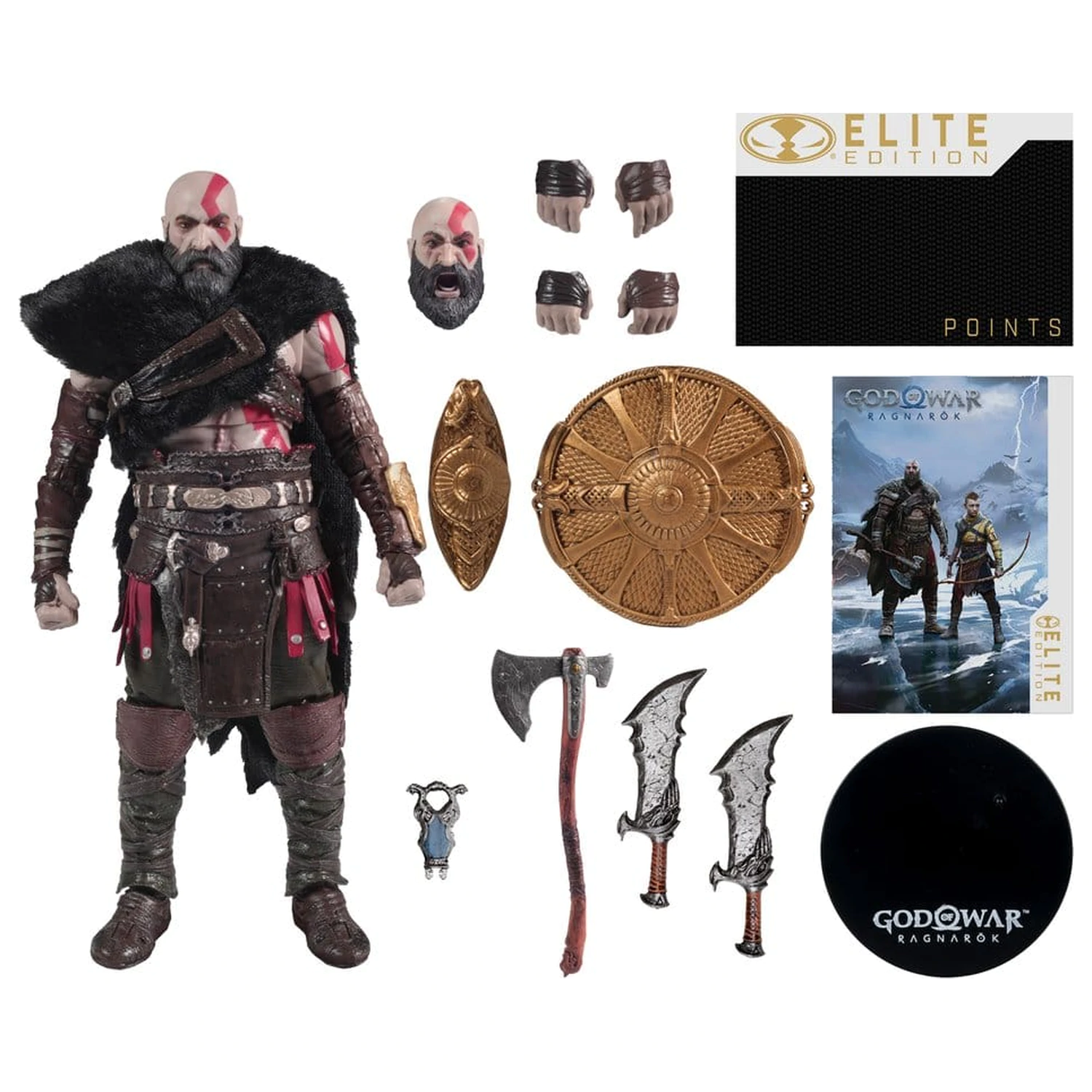 God of War Ragnarok McFarlane Elite Edition Deluxe Actionfigur Kratos #18 18 cm Produktfoto
