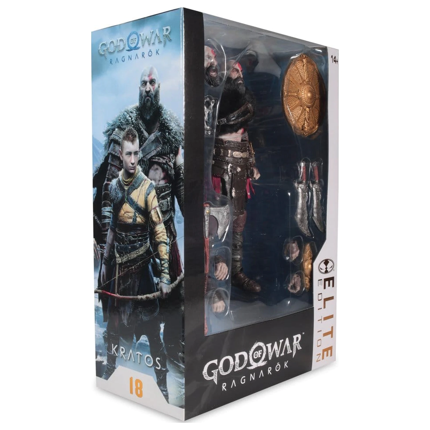 God of War Ragnarok McFarlane Elite Edition Deluxe Actionfigur Kratos #18 18 cm Produktfoto