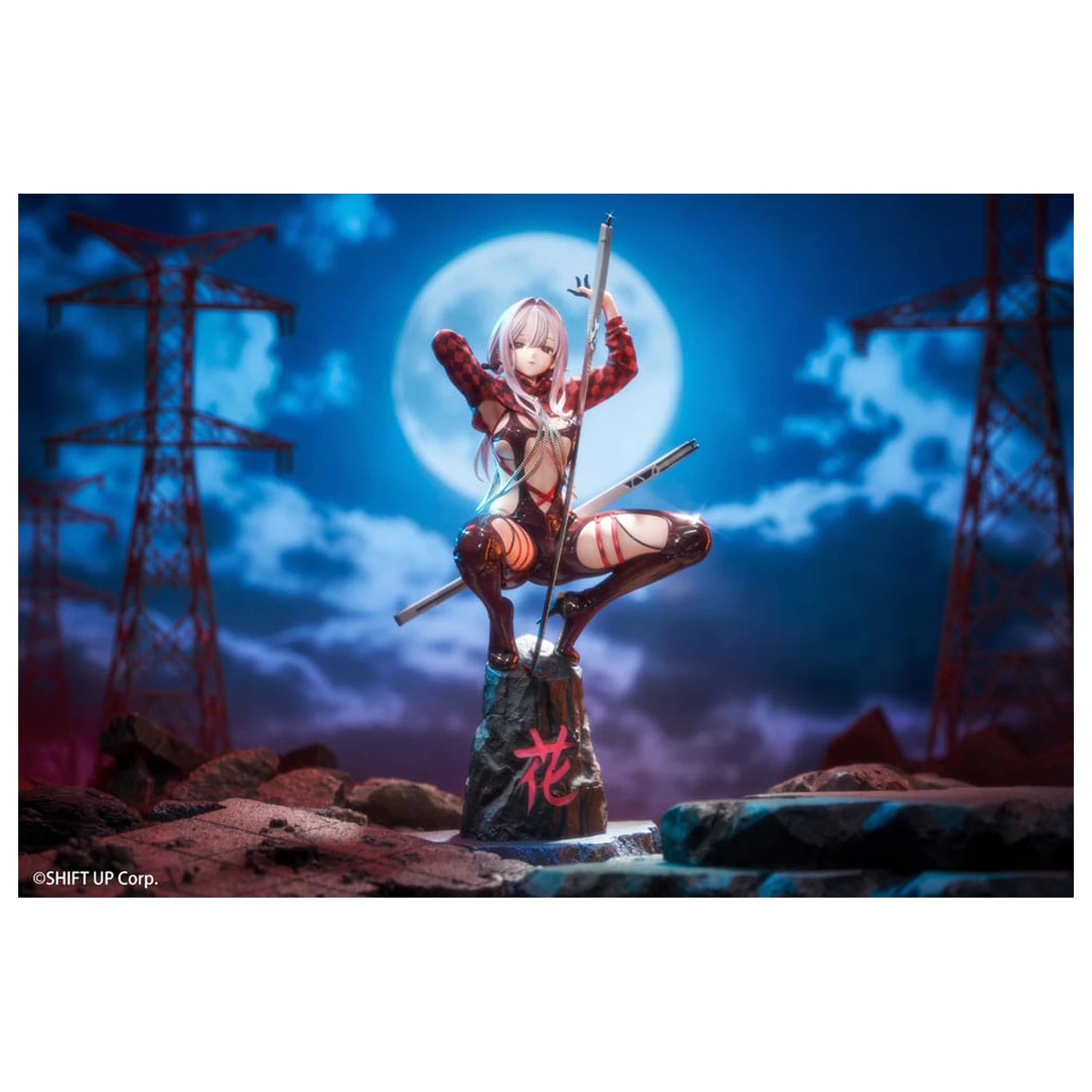 Goddess of Victory: Nikke PVC Statue 1/10 Scarlet: Racer's High 22 Zentimeter Produktfoto