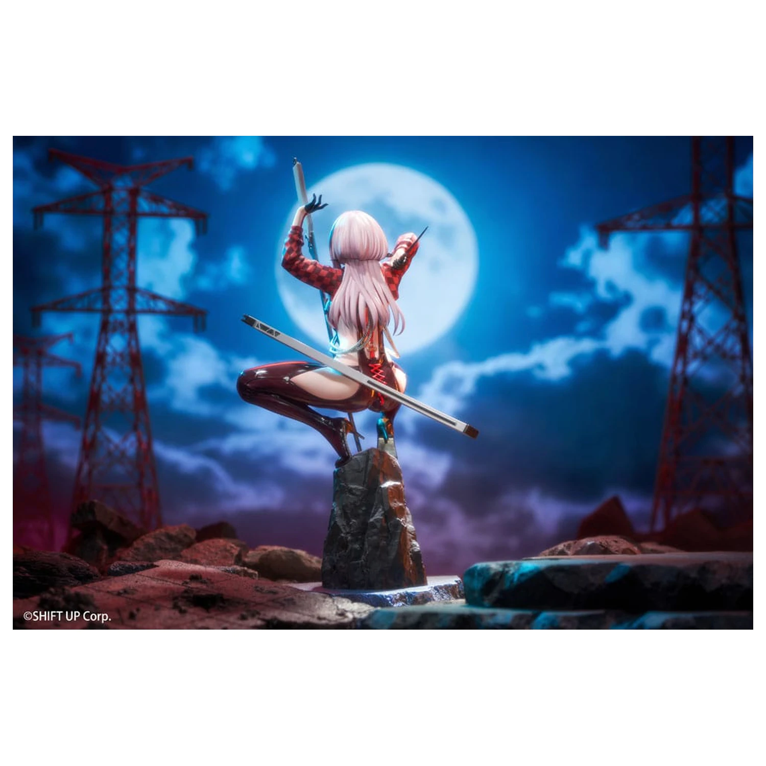 Goddess of Victory: Nikke PVC Statue 1/10 Scarlet: Racer's High 22 Zentimeter Produktfoto