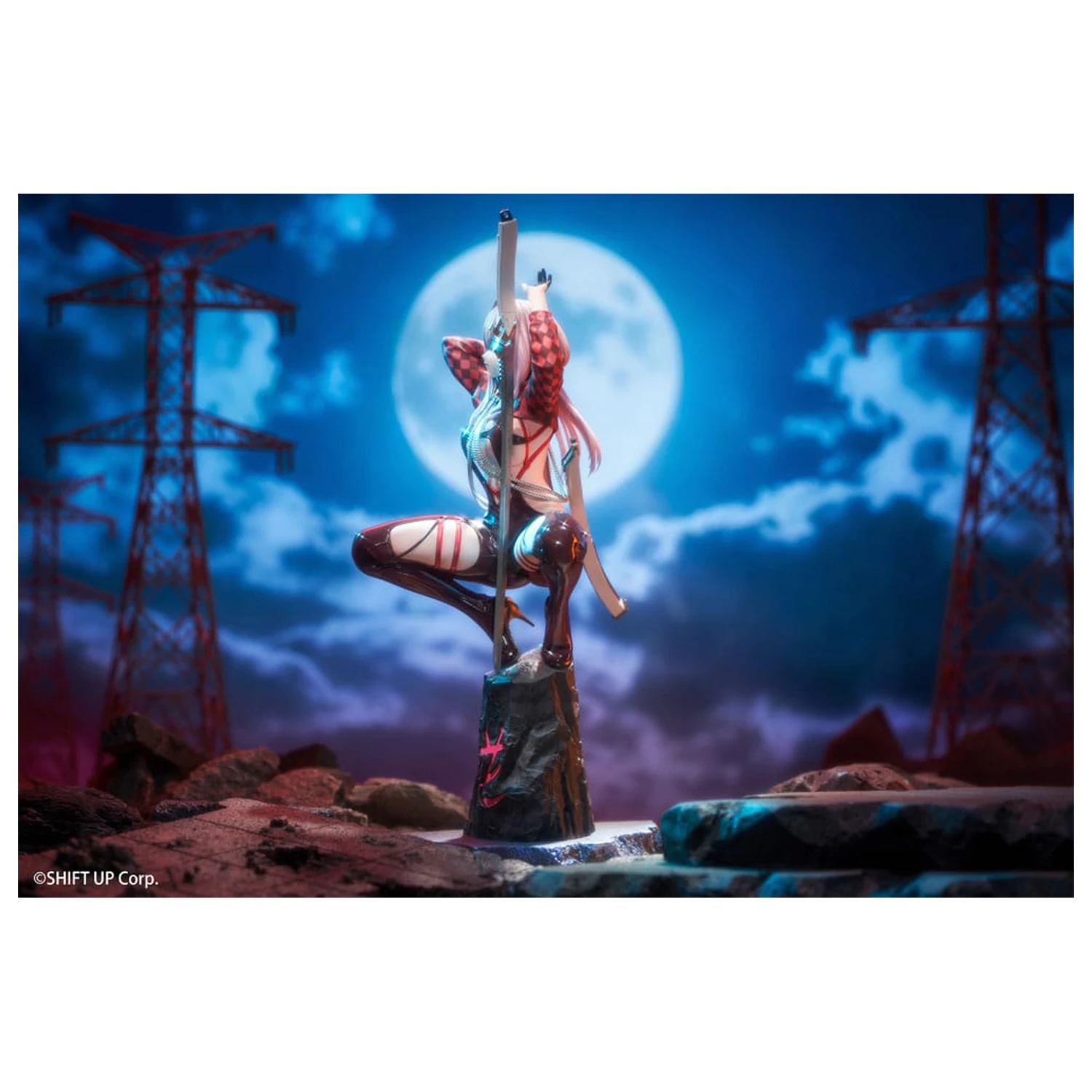 Goddess of Victory: Nikke PVC Statue 1/10 Scarlet: Racer's High 22 Zentimeter Produktfoto