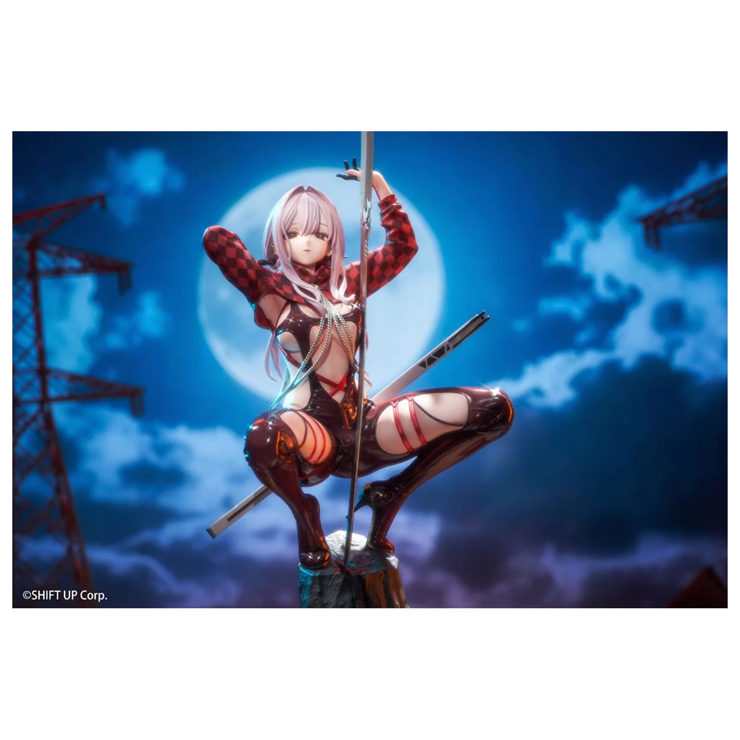Goddess of Victory: Nikke PVC Statue 1/10 Scarlet: Racer's High 22 Zentimeter Produktfoto