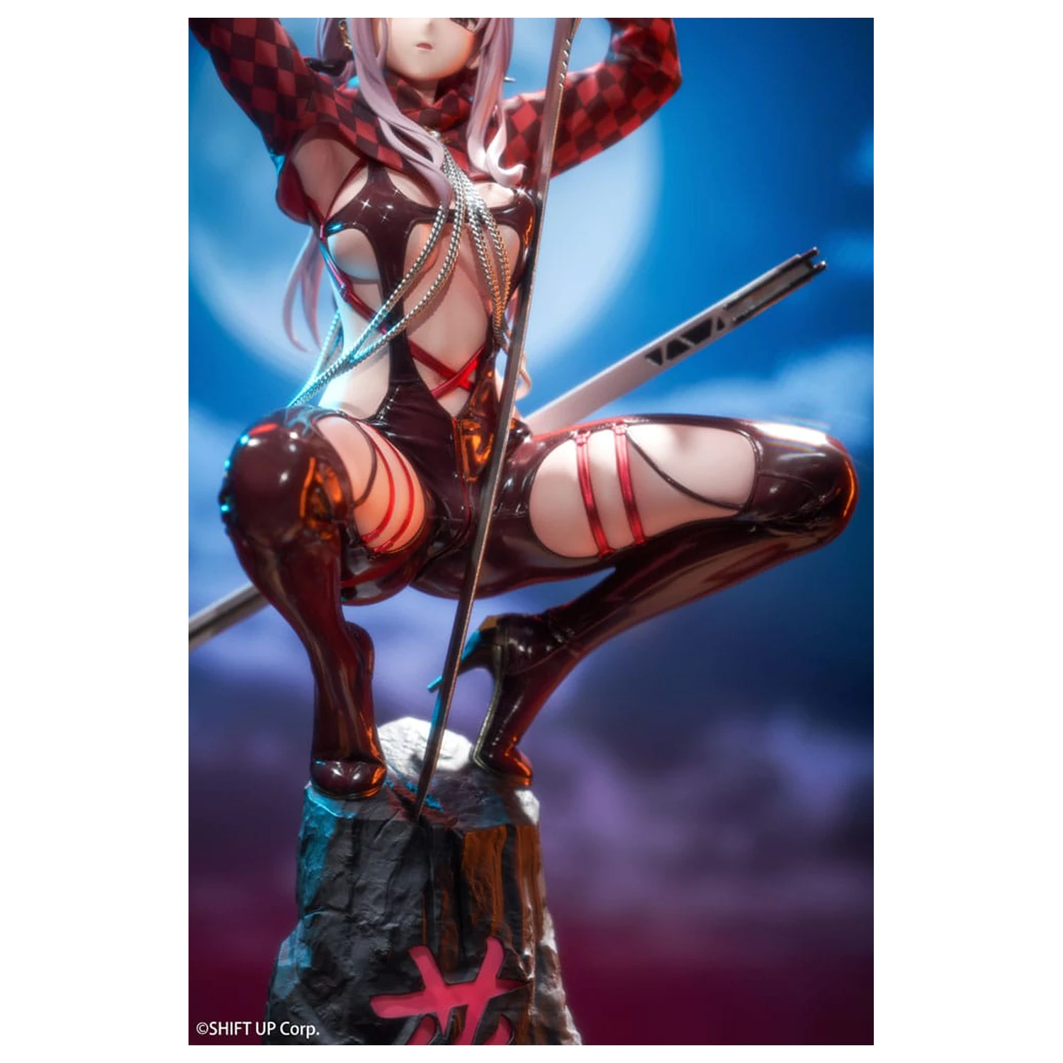 Goddess of Victory: Nikke PVC Statue 1/10 Scarlet: Racer's High 22 Zentimeter Produktfoto