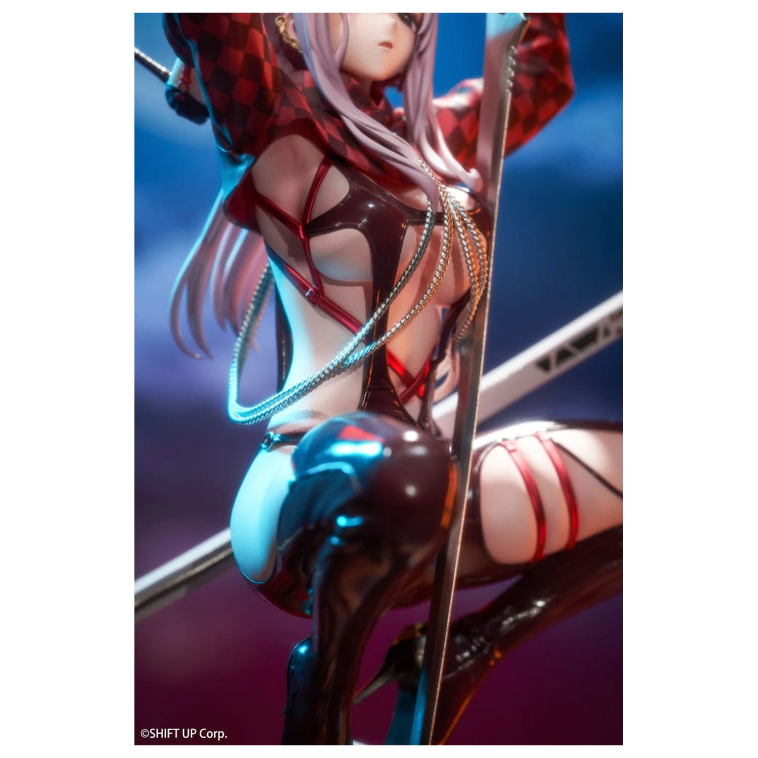 Goddess of Victory: Nikke PVC Statue 1/10 Scarlet: Racer's High 22 Zentimeter Produktfoto