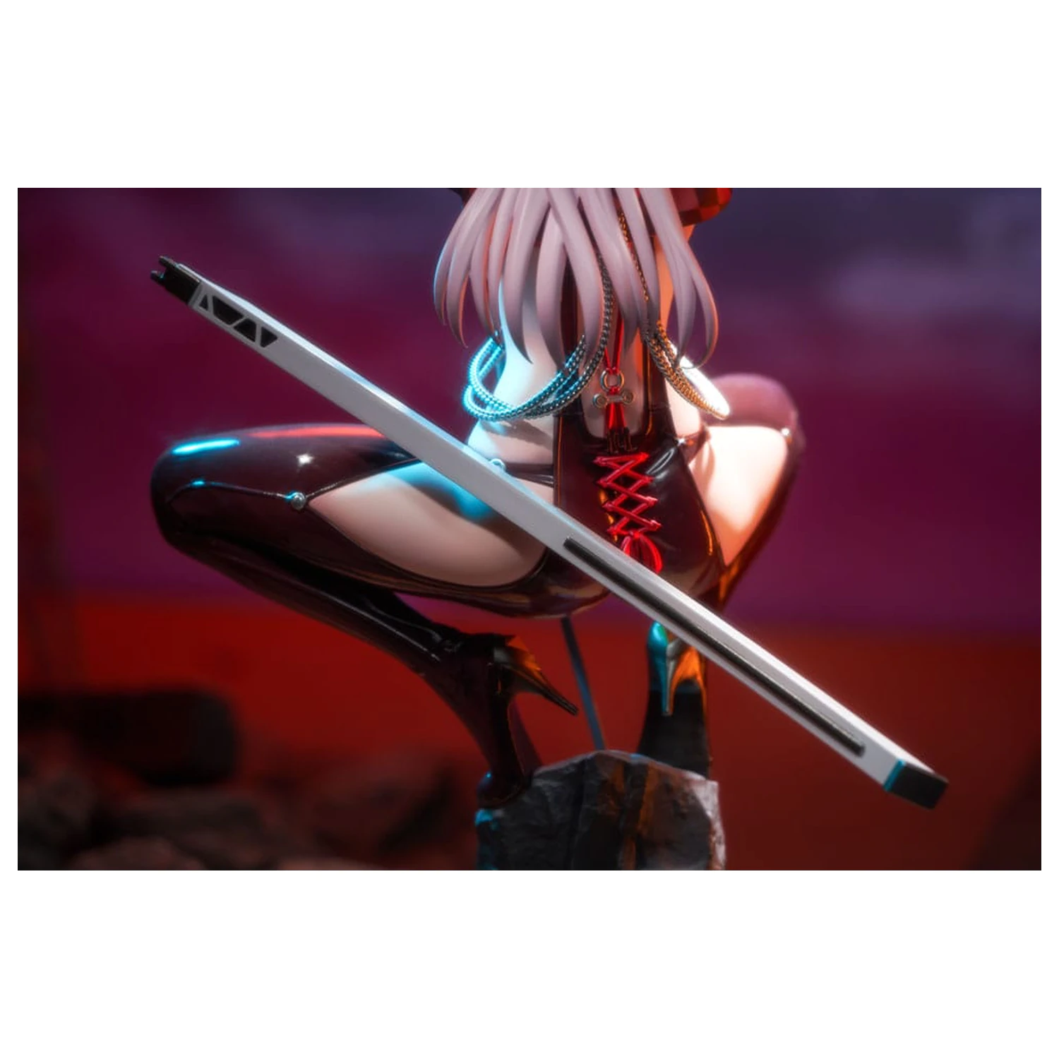 Goddess of Victory: Nikke PVC Statue 1/10 Scarlet: Racer's High 22 Zentimeter Produktfoto