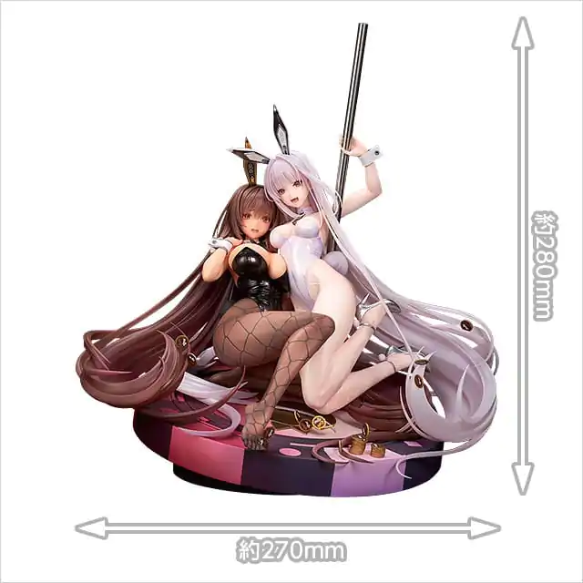 Goddess of Victory: Nikke Statue 1/7 Noir & Blanc Bunny X 777 Ver. 28 cm Produktfoto