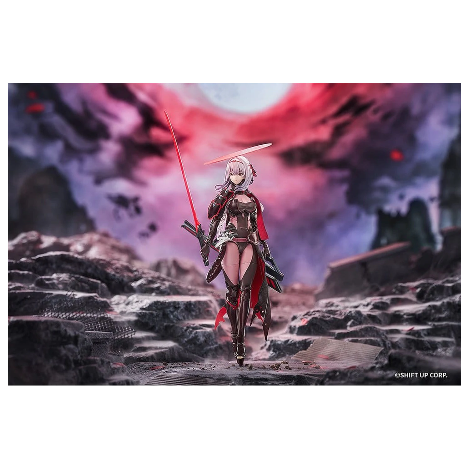 Goddess of Victory: Nikke Hyper Body Actionfigur Guren: Black Shadow 15 cm Produktfoto