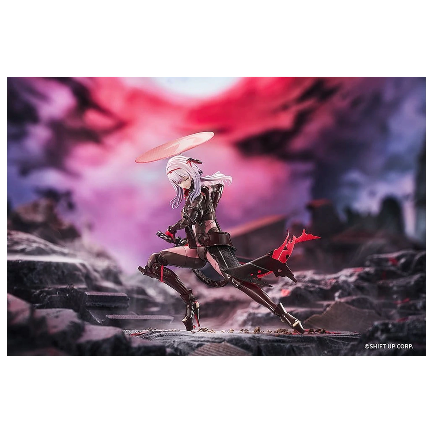 Goddess of Victory: Nikke Hyper Body Actionfigur Guren: Black Shadow 15 cm Produktfoto
