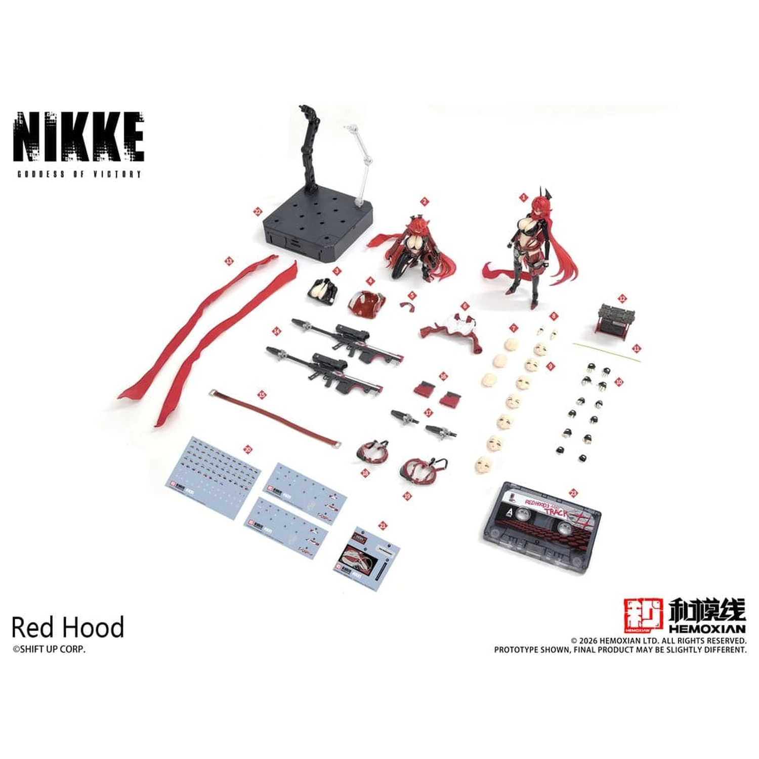Goddess of Victory: Nikke Plastic Modellbausatz 1/12 Red Hood 18 cm Produktfoto