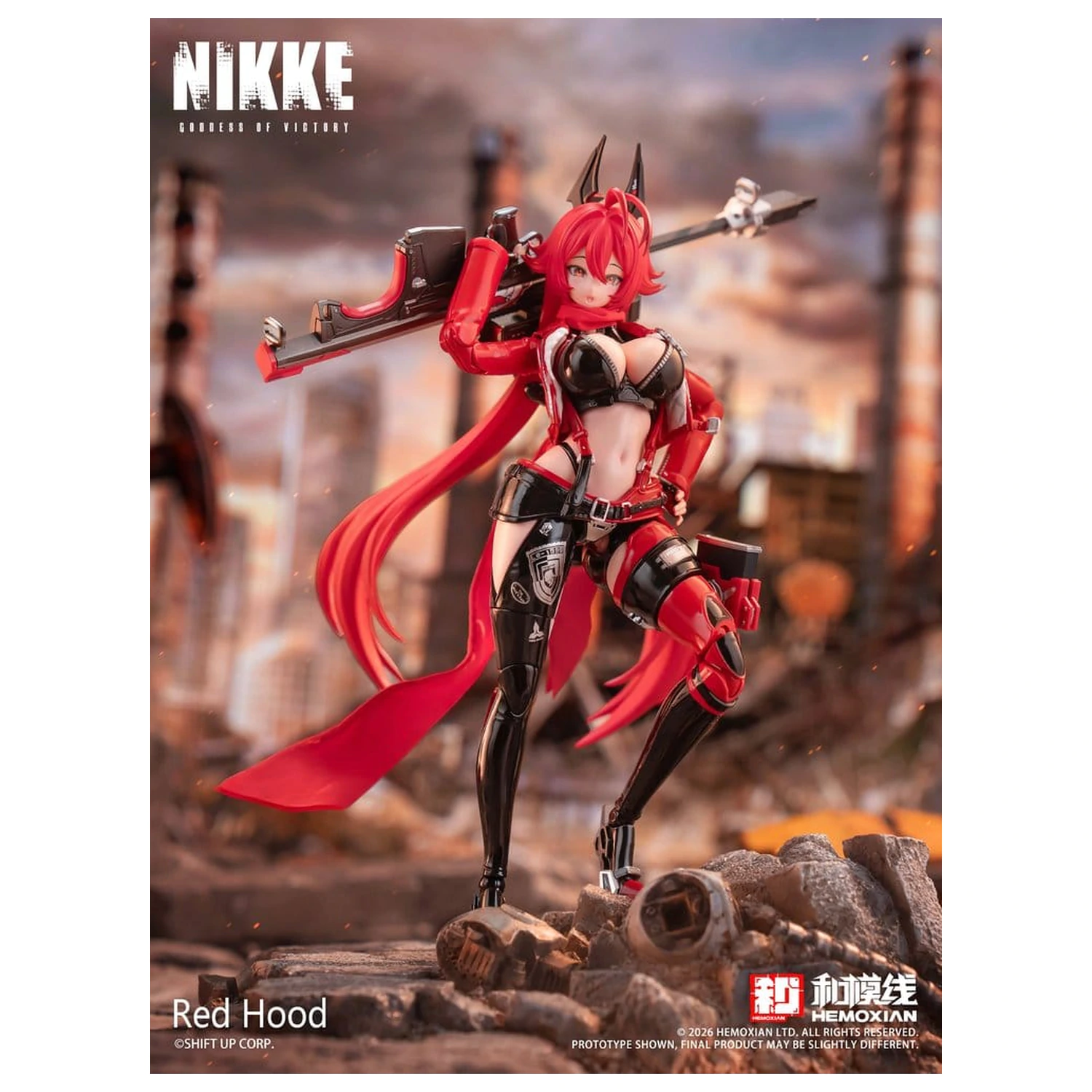 Goddess of Victory: Nikke Plastic Modellbausatz 1/12 Red Hood 18 cm Produktfoto