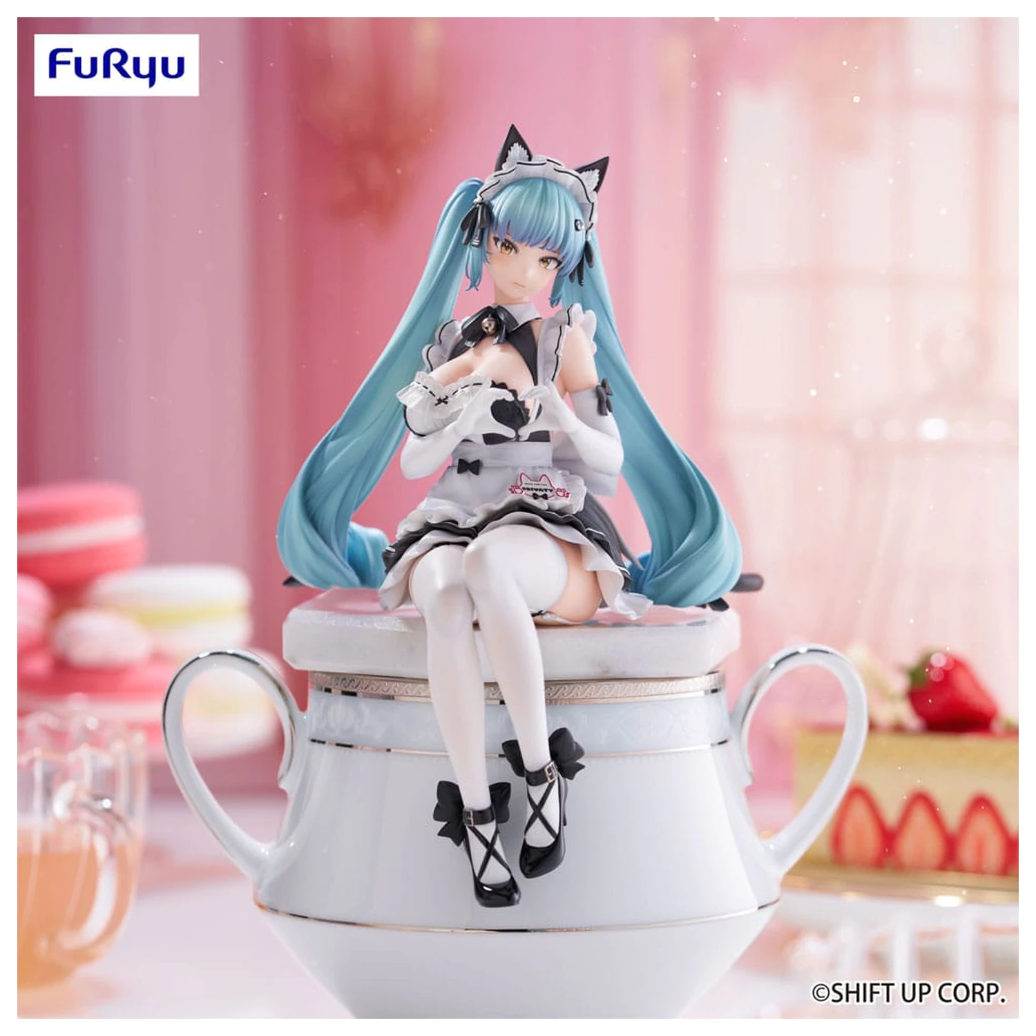 Goddess of Victory: Nikke Noodle Stopper PVC Statue Privaty: Unkind Maid 15 cm Produktfoto