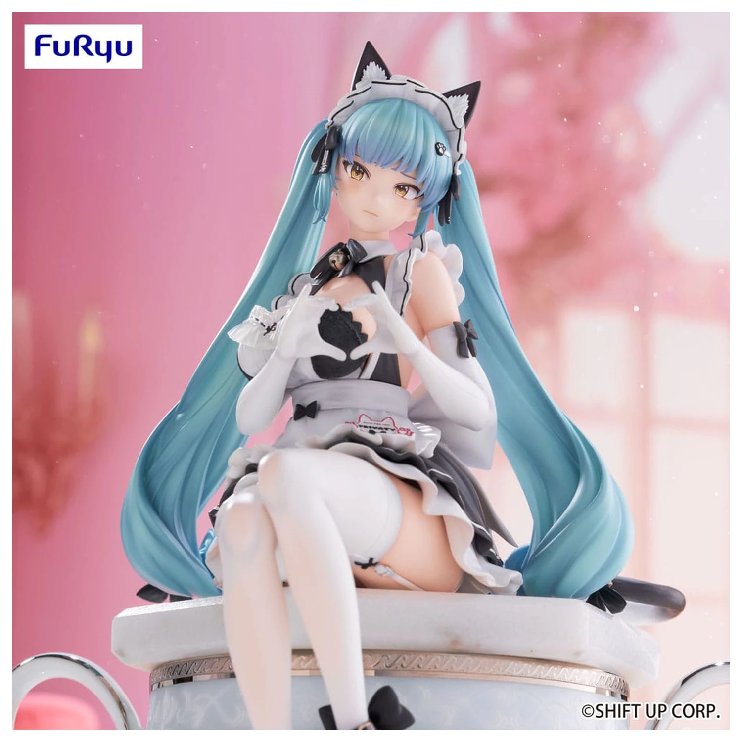 Goddess of Victory: Nikke Noodle Stopper PVC Statue Privaty: Unkind Maid 15 cm Produktfoto