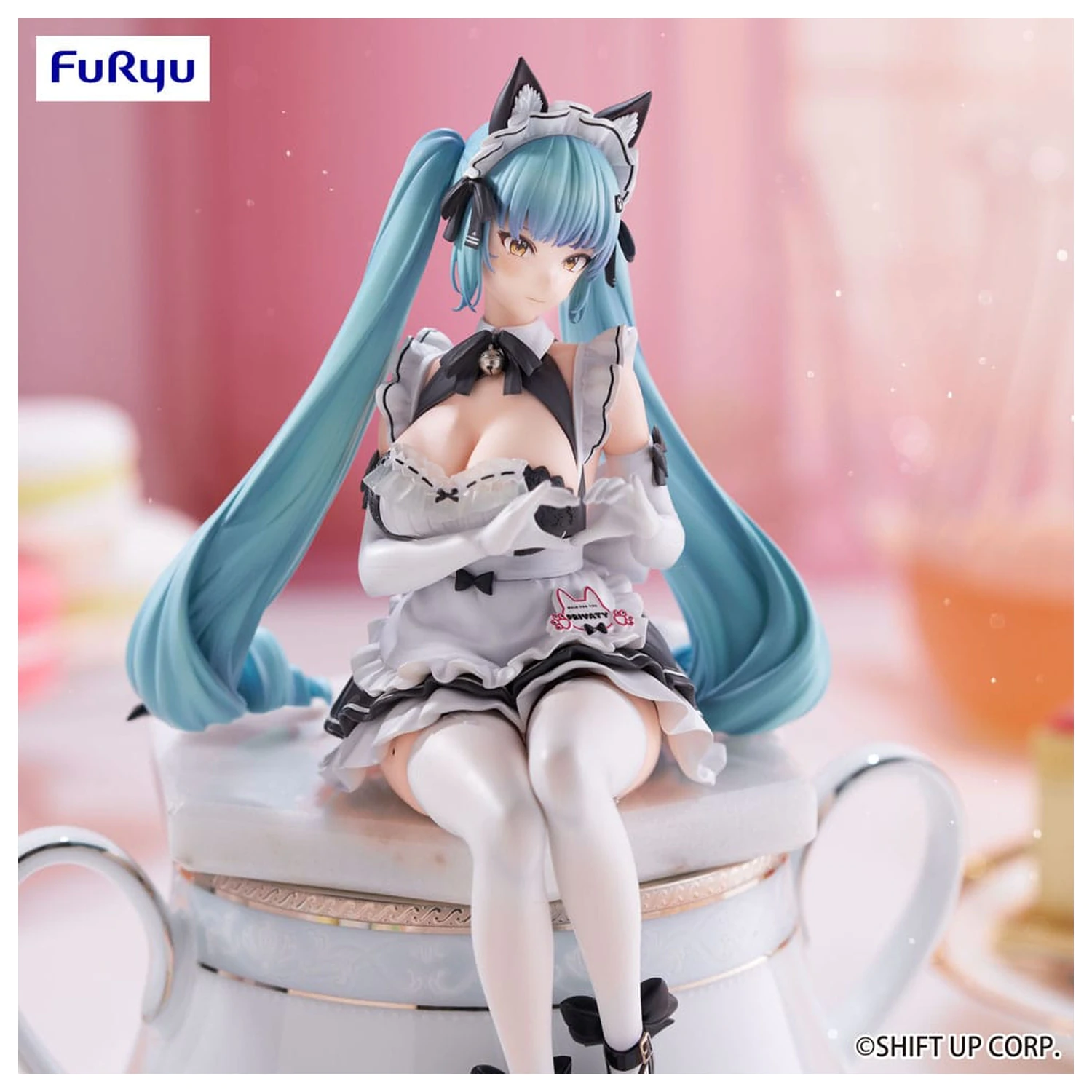 Goddess of Victory: Nikke Noodle Stopper PVC Statue Privaty: Unkind Maid 15 cm Produktfoto