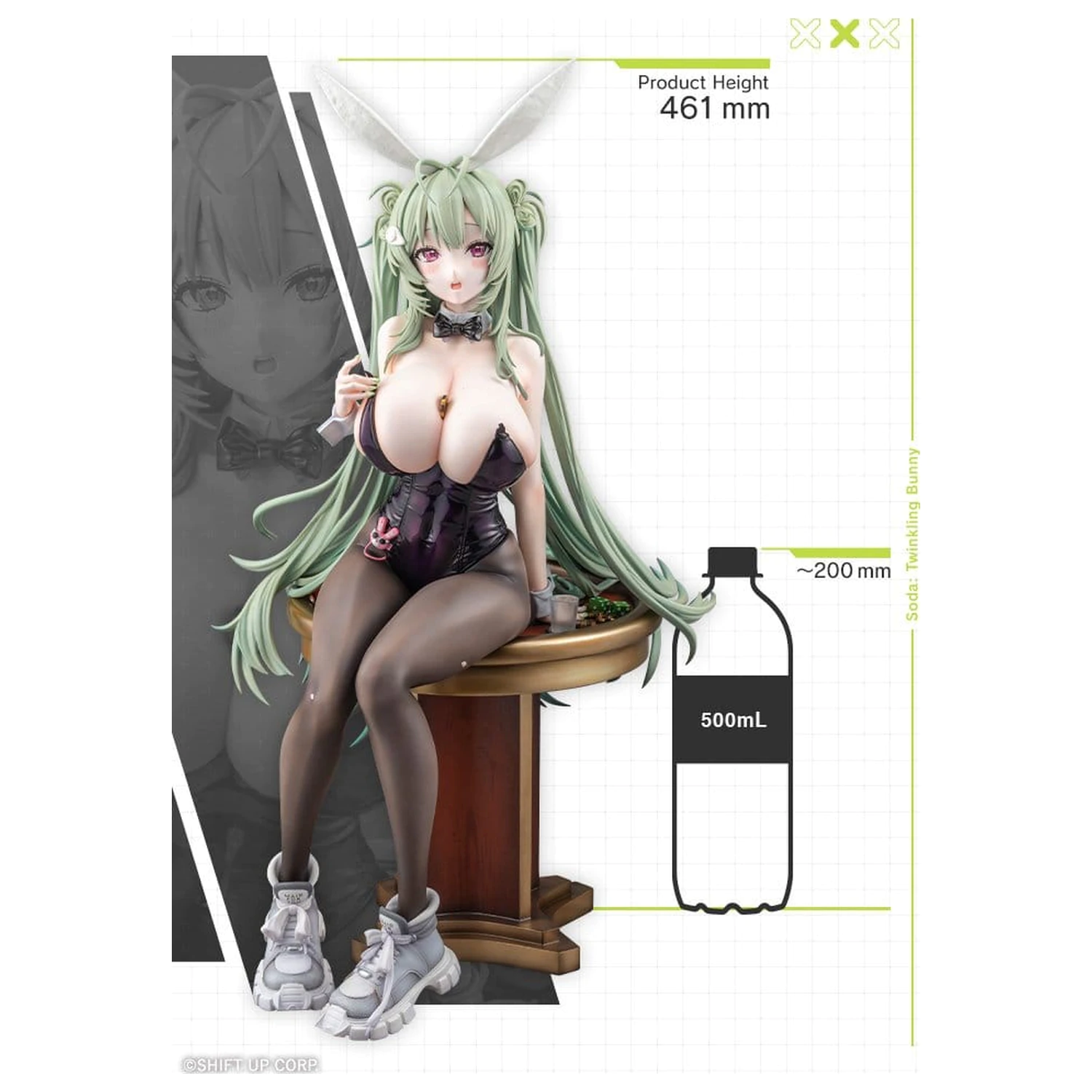 Goddess of Victory: Nikke PVC Figur 1/4 Soda: Twinkling Bunny 47 cm Produktfoto