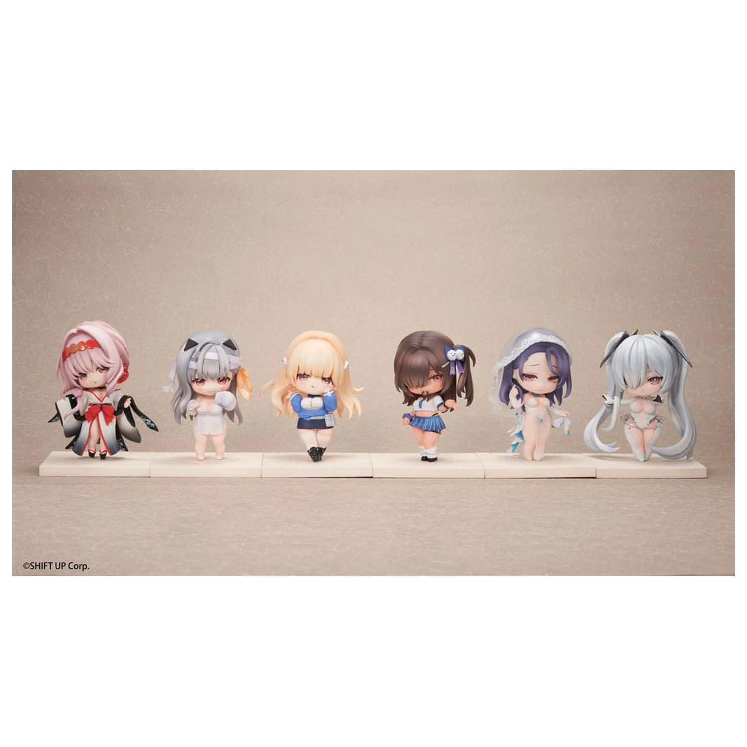 Goddess of Victory: Nikke SAC Series Mini Figuren 6er-Pack Chibi Vol. 3 10 cm Produktfoto