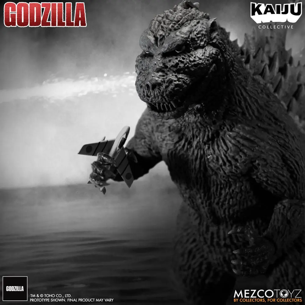 Godzilla (1954) Kaiju Collective Actionfigur Godzilla - Black & White Edition 20 cm termékfotó
