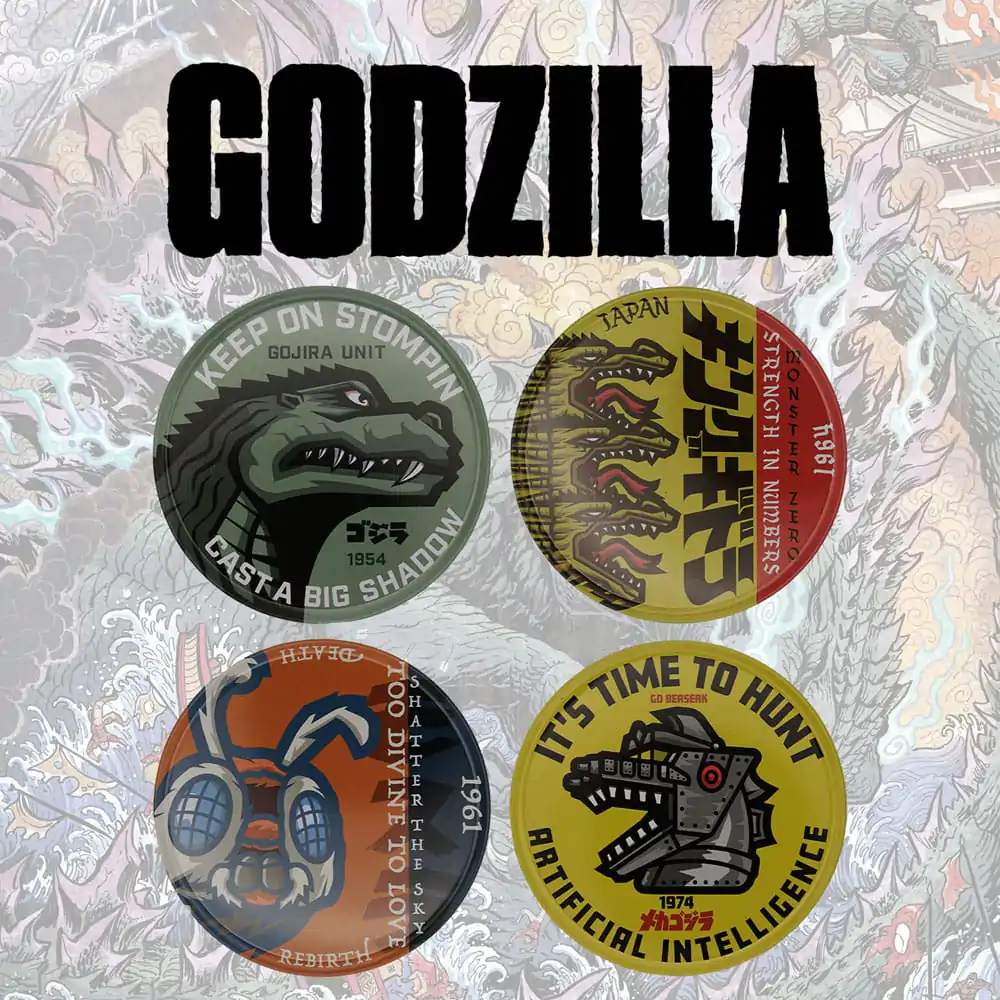 Godzilla Untersetzer 4er-Pack Produktfoto