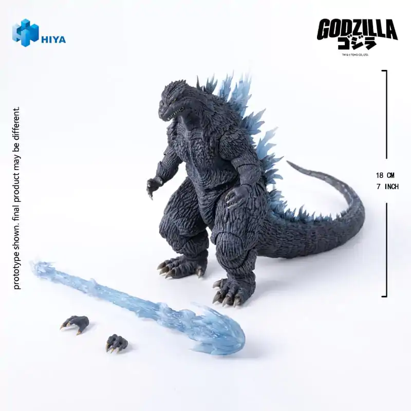 Godzilla Against Mechagodzilla (2002) Exquisite Basic Actionfigur Heat Ray Godzilla 18 cm Produktfoto