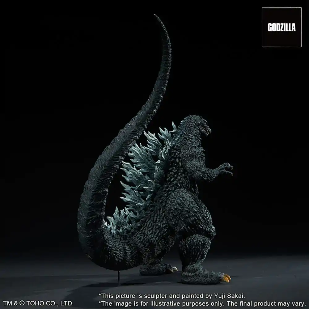 Godzilla against Mechagodzilla 2002 TOHO Yuji Sakai Modeling Collection PVC-Statue Godzilla Battle in the Storm 28 cm Produktfoto