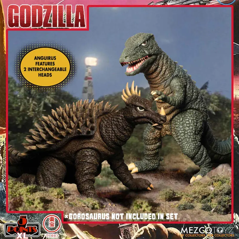 Godzilla: Frankenstein und die Monster aus dem All 5 Points XL Actionfiguren Deluxe Box Set Round 1 Produktfoto