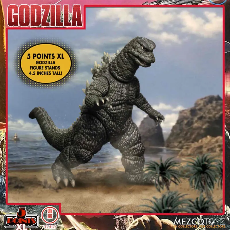 Godzilla: Frankenstein und die Monster aus dem All 5 Points XL Actionfiguren Deluxe Box Set Round 1 Produktfoto