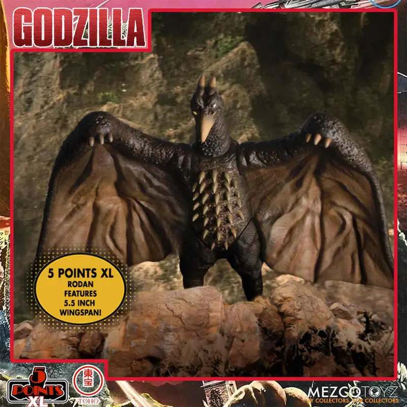 Godzilla: Frankenstein und die Monster aus dem All 5 Points XL Actionfiguren Deluxe Box Set Round 1 Produktfoto