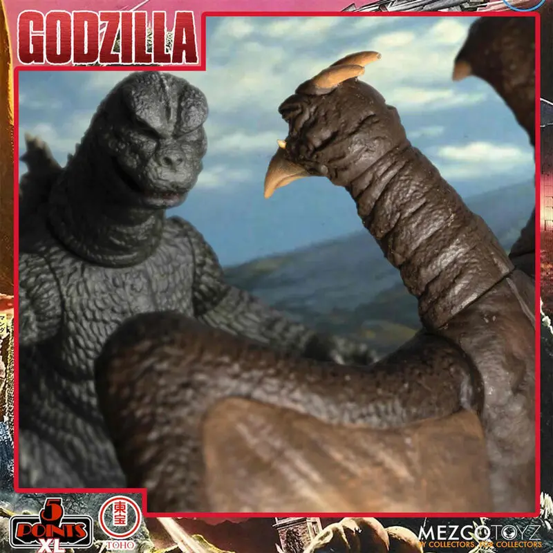 Godzilla: Frankenstein und die Monster aus dem All 5 Points XL Actionfiguren Deluxe Box Set Round 1 Produktfoto