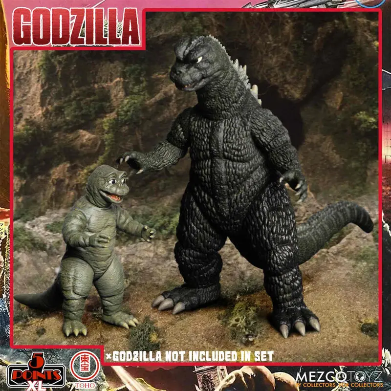 Godzilla: Frankenstein und die Monster aus dem All 5 Points XL Actionfiguren Deluxe Box Set Round 2 Produktfoto
