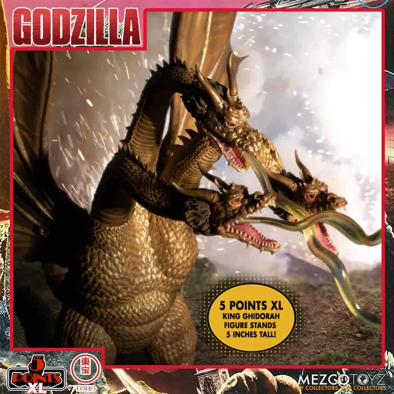 Godzilla: Frankenstein und die Monster aus dem All 5 Points XL Actionfiguren Deluxe Box Set Round 2 Produktfoto
