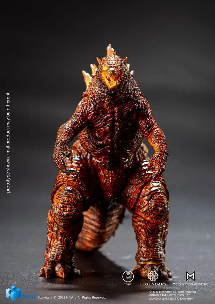 Godzilla Exquisite Basic Actionfigur Godzilla: King of the Monsters Burning Godzilla 18 cm Produktfoto