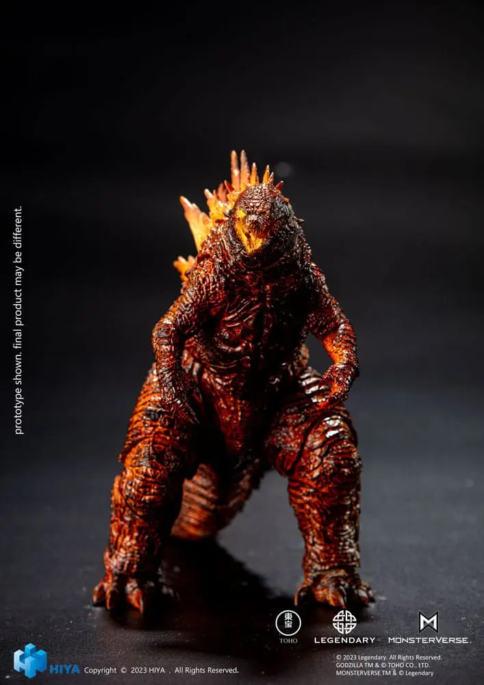 Godzilla Exquisite Basic Actionfigur Godzilla: King of the Monsters Burning Godzilla 18 cm Produktfoto