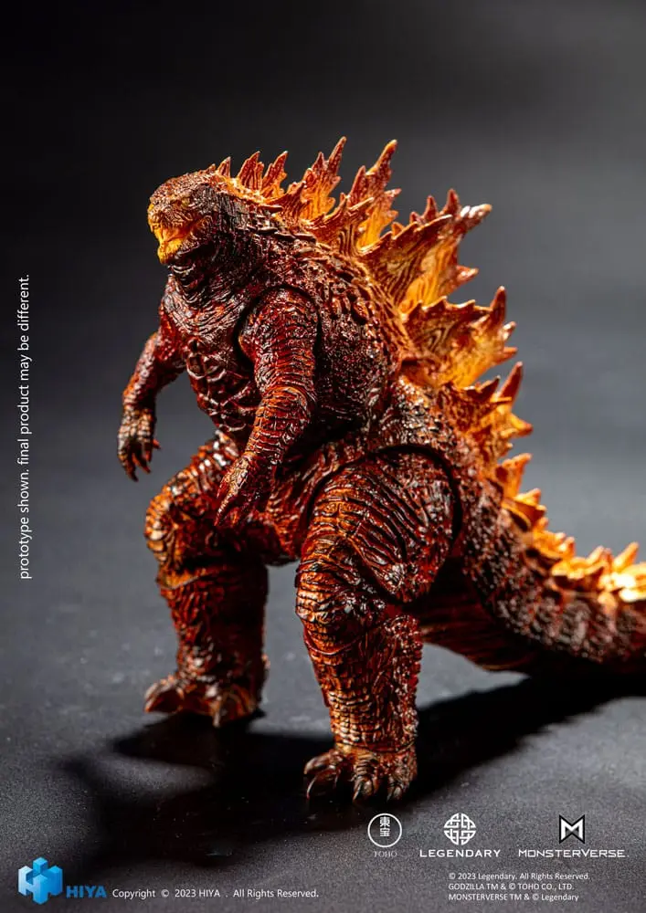 Godzilla Exquisite Basic Actionfigur Godzilla: King of the Monsters Burning Godzilla 18 cm Produktfoto