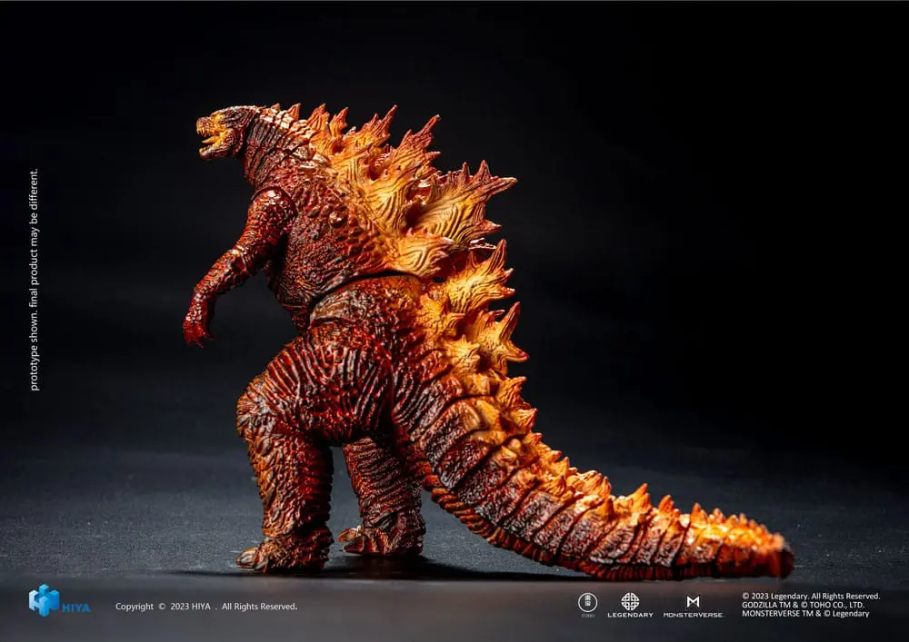 Godzilla Exquisite Basic Actionfigur Godzilla: King of the Monsters Burning Godzilla 18 cm Produktfoto