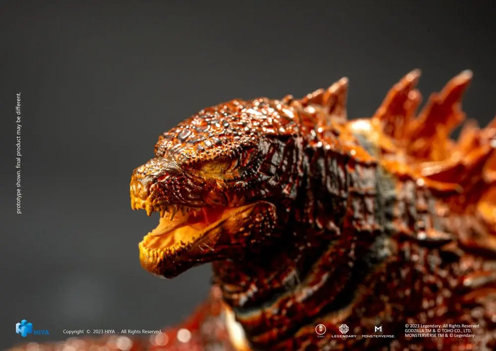 Godzilla Exquisite Basic Actionfigur Godzilla: King of the Monsters Burning Godzilla 18 cm Produktfoto