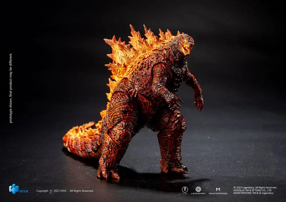 Godzilla Exquisite Basic Actionfigur Godzilla: King of the Monsters Burning Godzilla 18 cm Produktfoto