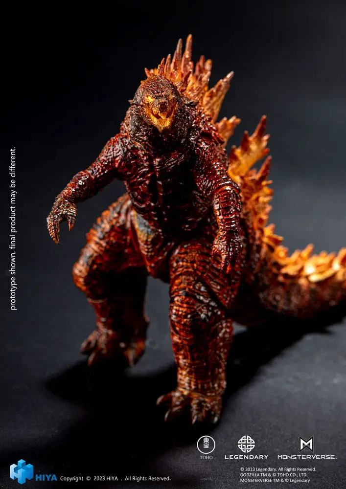 Godzilla Exquisite Basic Actionfigur Godzilla: King of the Monsters Burning Godzilla 18 cm Produktfoto