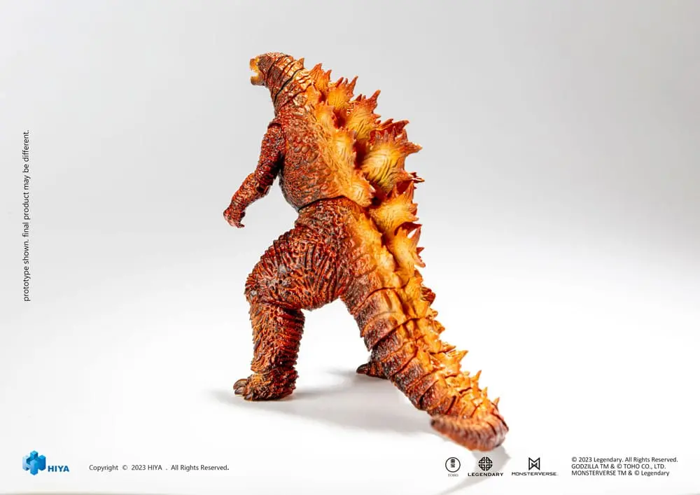 Godzilla Exquisite Basic Actionfigur Godzilla: King of the Monsters Burning Godzilla 18 cm Produktfoto