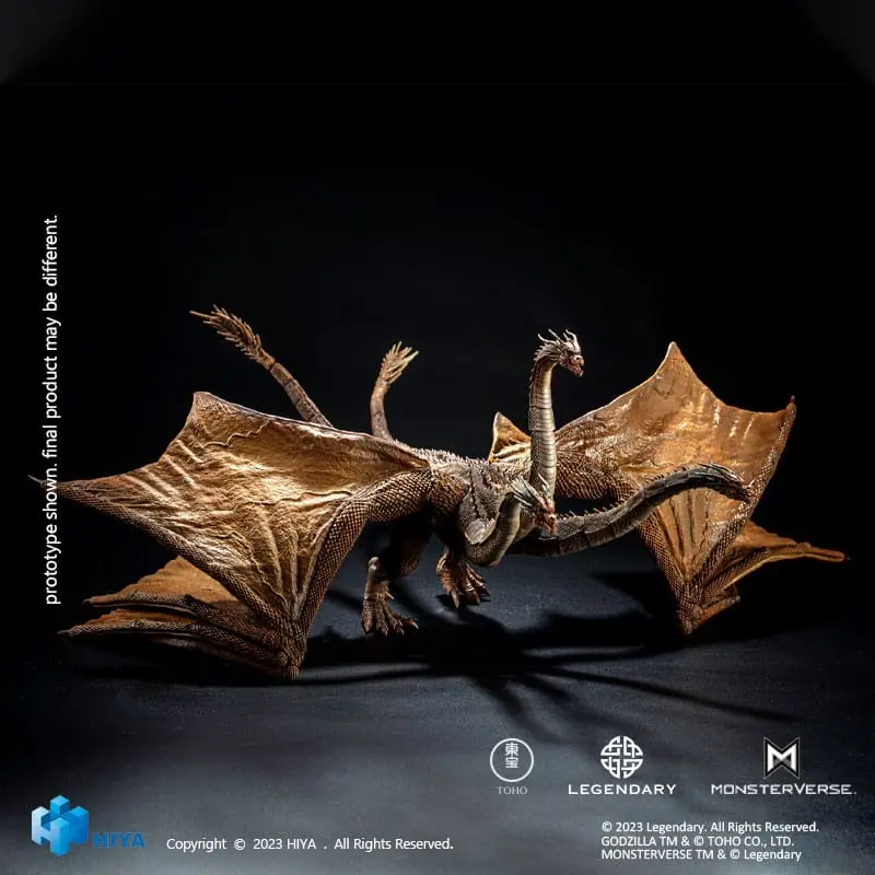 Godzilla Exquisite Basic Actionfigur Godzilla: King of the Monsters King Ghidorah 35 cm Produktfoto