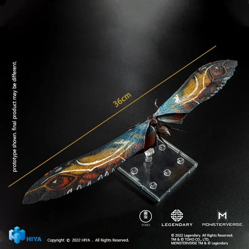 Godzilla Exquisite Basic Actionfigur Godzilla: King of the Monsters Mothra 28 cm Produktfoto