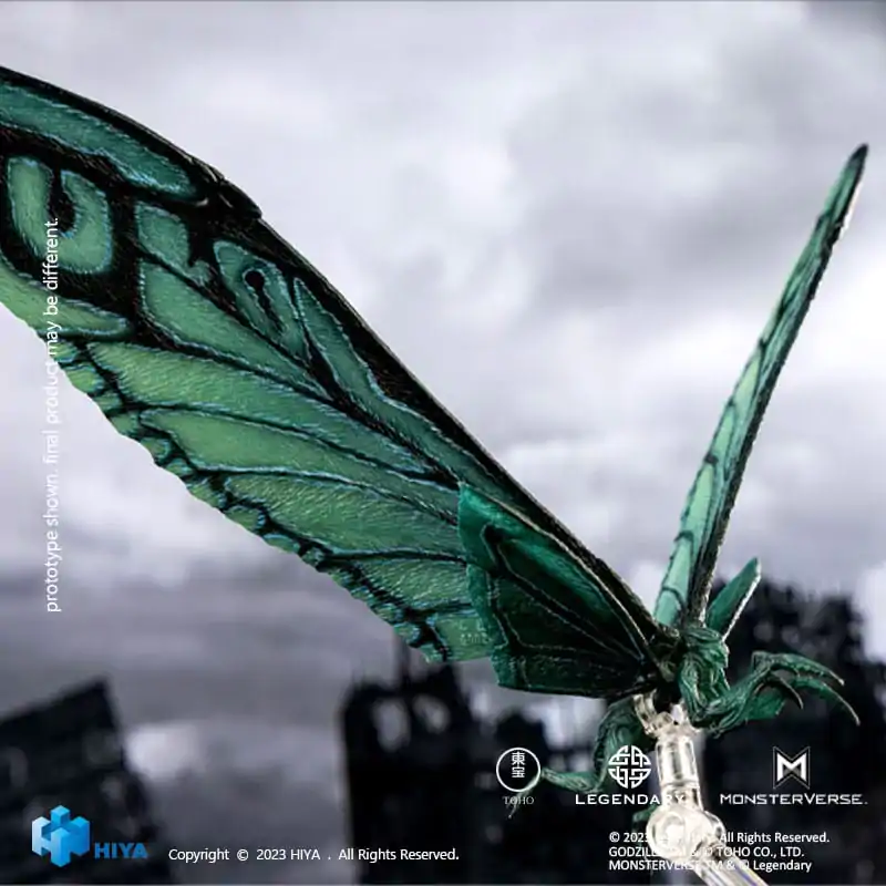 Godzilla Exquisite Basic Actionfigur Godzilla: King of the Monsters Mothra Emerald Titan Version 36 cm Produktfoto