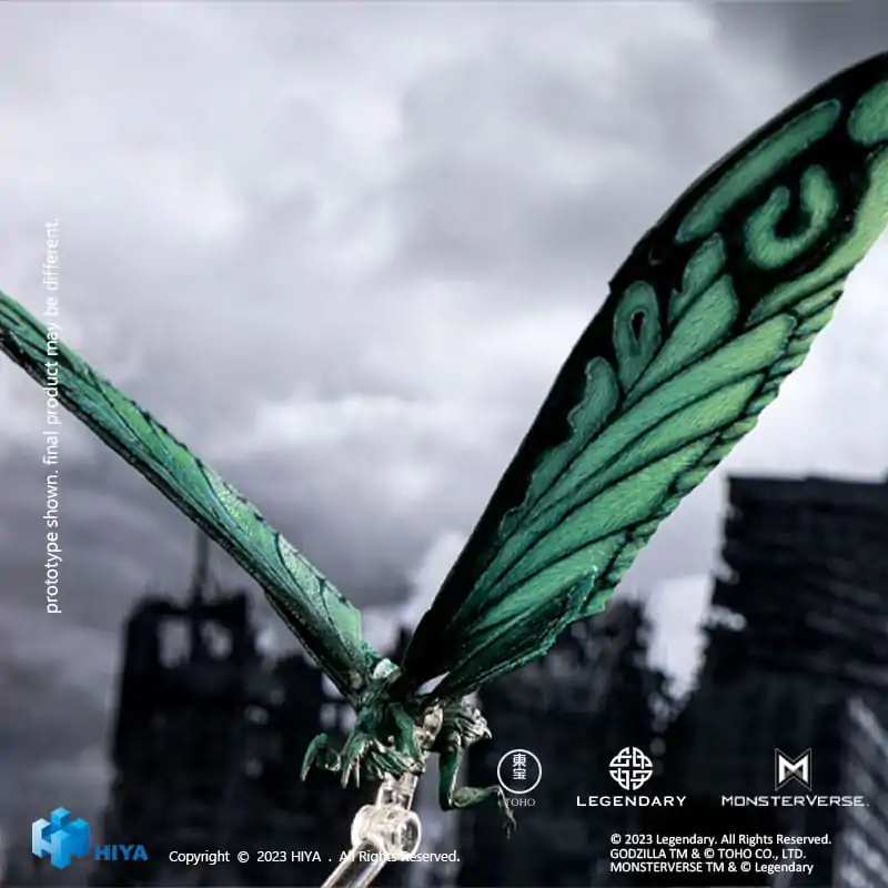Godzilla Exquisite Basic Actionfigur Godzilla: King of the Monsters Mothra Emerald Titan Version 36 cm Produktfoto